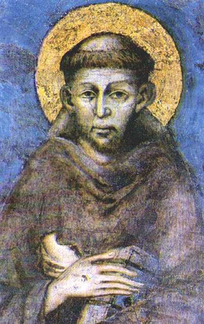 Giovanni Cimabue (um 1240 - 1302): Fresko in der Unterkirche der Basilika S. Francesco in Assisi