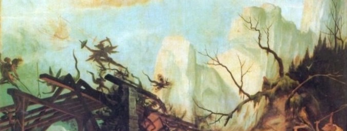 Mathis Gr�newald, Isenheimer Altar, 1510 - 1515, Die Versuchung des hl. Antonius (Ausschnitt), Mus�e d'Unterlinden, Colmar